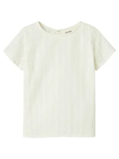 Jazelle kortærmet løs skjorte - COCO MILK