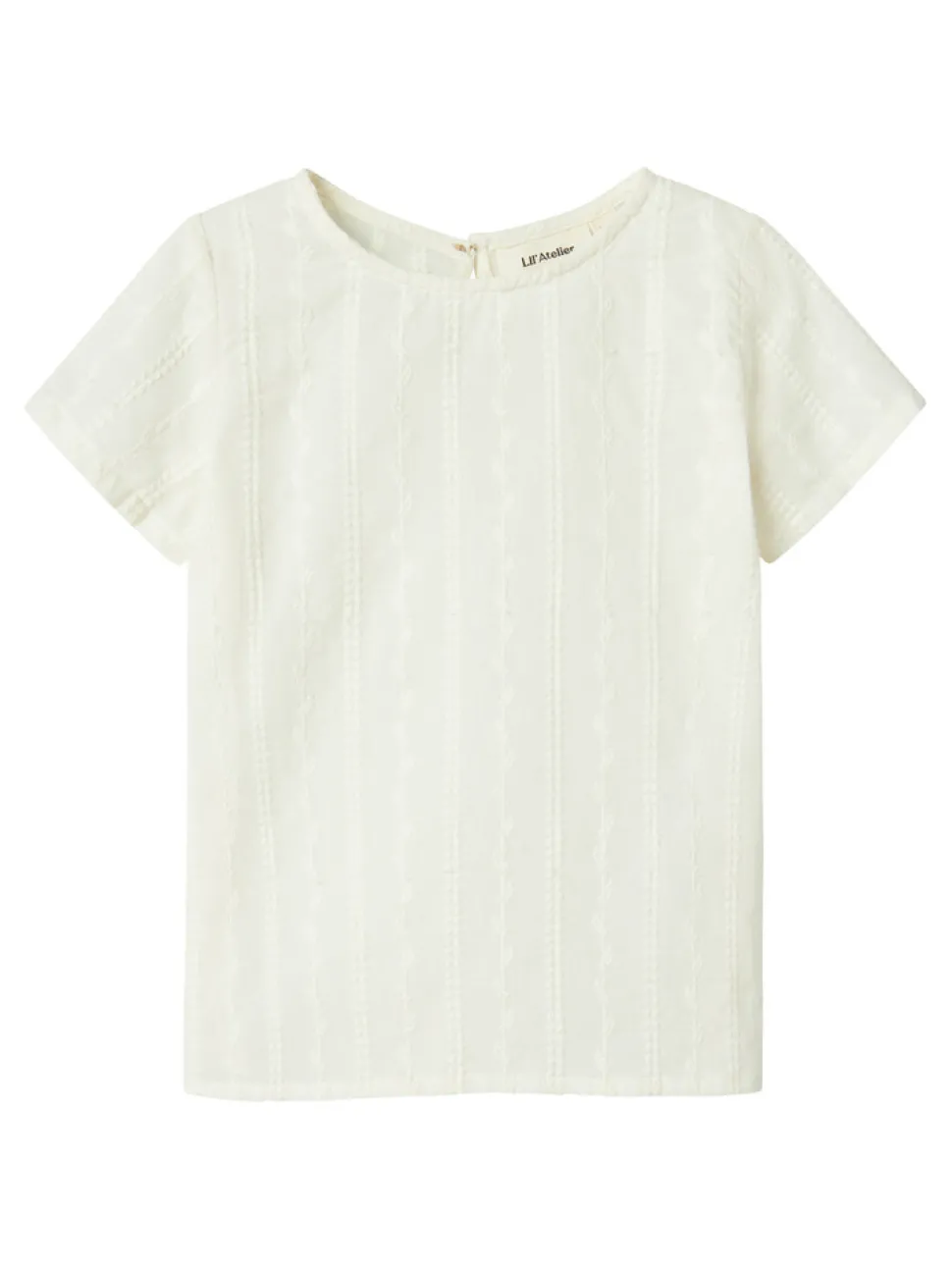 Jazelle kortærmet løs skjorte - COCO MILK