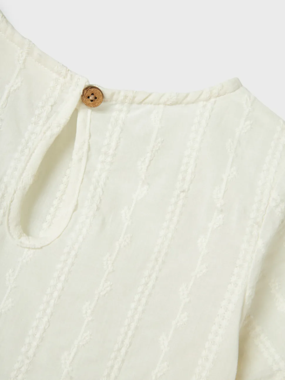 Jazelle kortærmet løs skjorte - COCO MILK