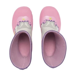 Jolly print gummistøvle - Purple/Multi