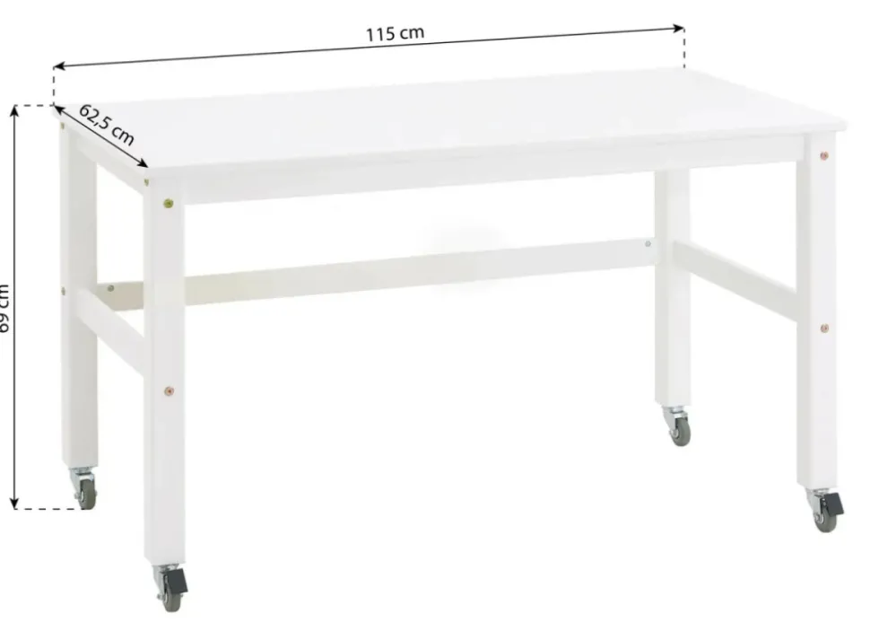 Jonas Skrivebord - hvid