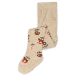 Julle strømpebukser - Beige Melange