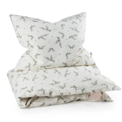 Junior sengetøj, powder blossom, beige 140x100