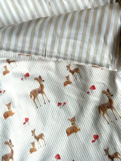 Juniorsengetøj, Bambi Beige 100x140 cm