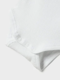 Kab langærmet body - Bright white