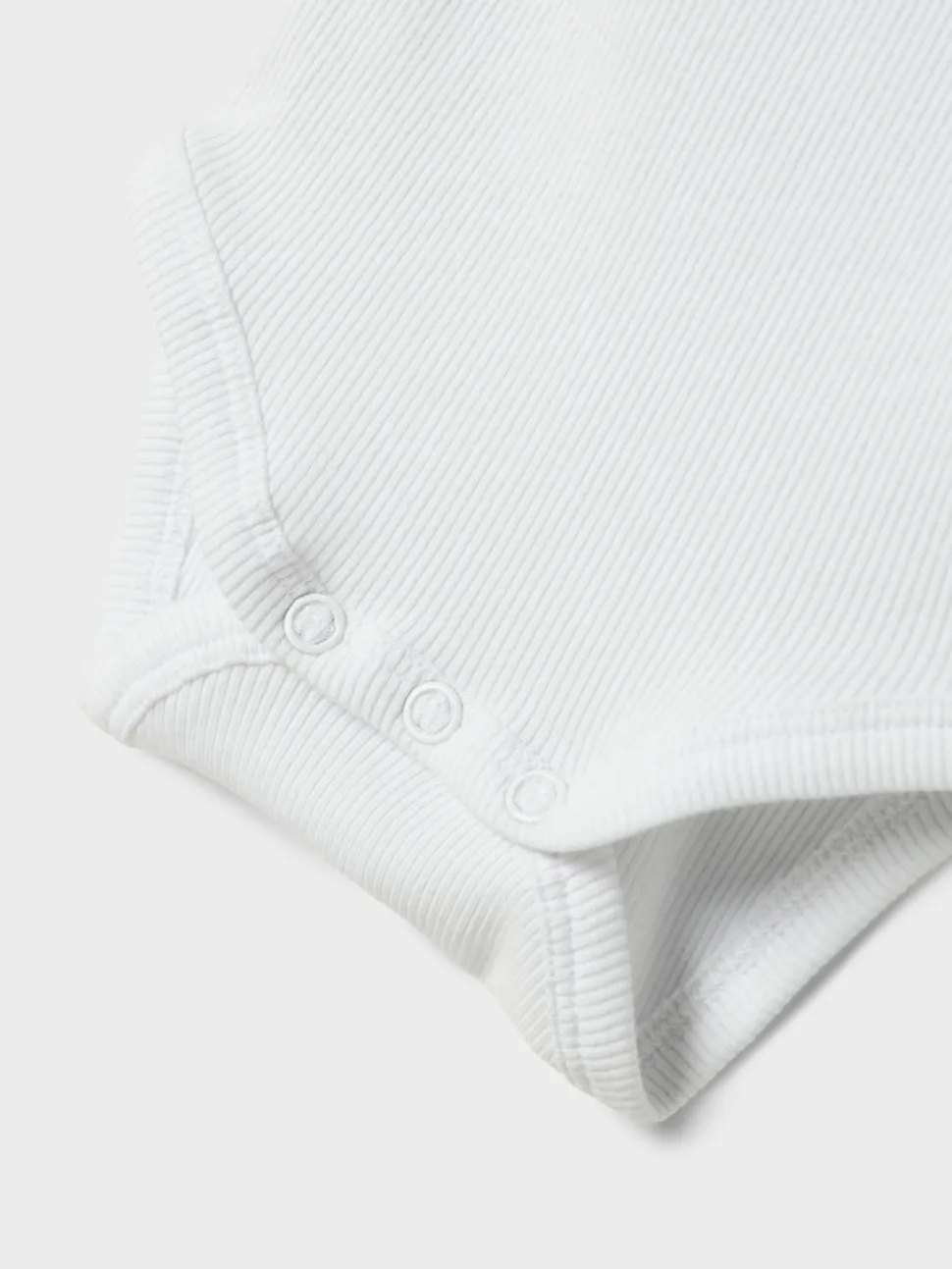 Kab langærmet body - Bright white