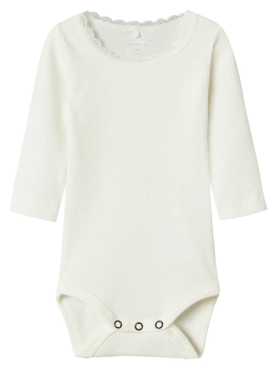 Kab langærmet body - Cloud dancer