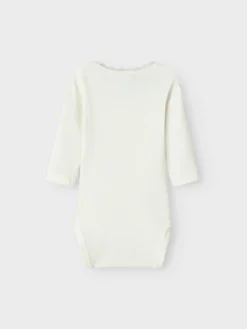 Kab langærmet body - Cloud dancer