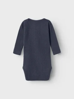 Kab langærmet body NOOS - dark sapphire