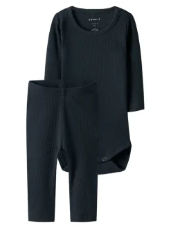 Kab langærmet body-legging sæt - Dark Sapphire