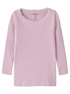 Kab langærmet top - Fragrant Lilac