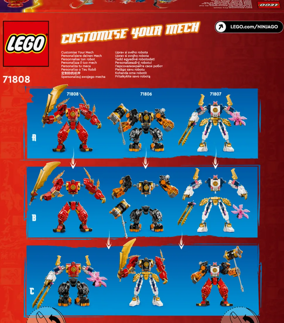 Kais ild-elementrobot 71808 LEGO® NINJAGO®