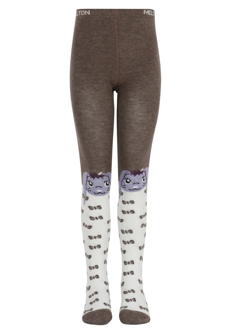 Kanin strømpebukser - Denver Melange