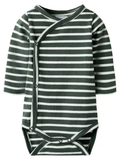 Kans Langærmet Wrap Body - Deep Forest