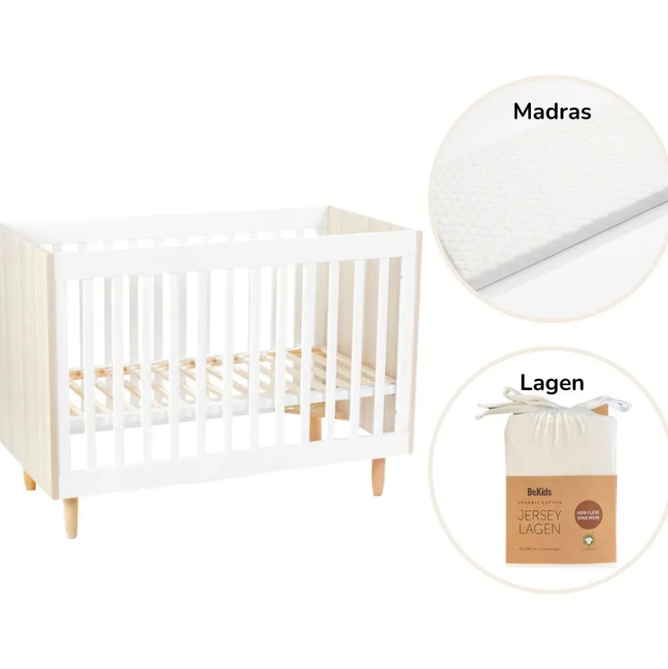 Karl starterpakke - seng, madras og lagen