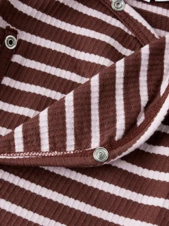 Kattie Langærmet Wrap Body - Bleached Mauve