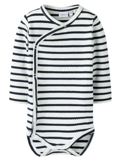 Kattie Langærmet Wrap Body - Cloud Dancer