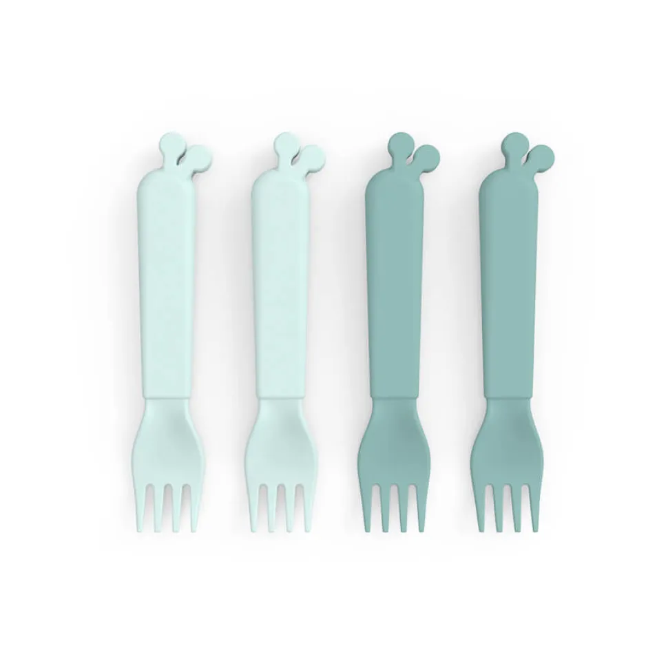 Kiddish gafler 4 stk. Raffi - blå