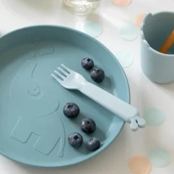 Kiddish gafler 4 stk. Raffi - blå