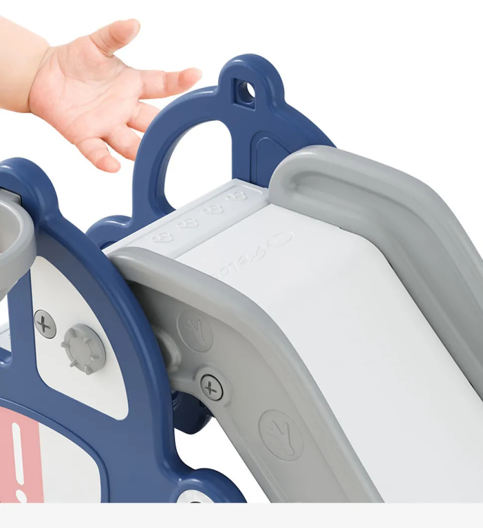 Kids Zone bil med rutsjebane og basket