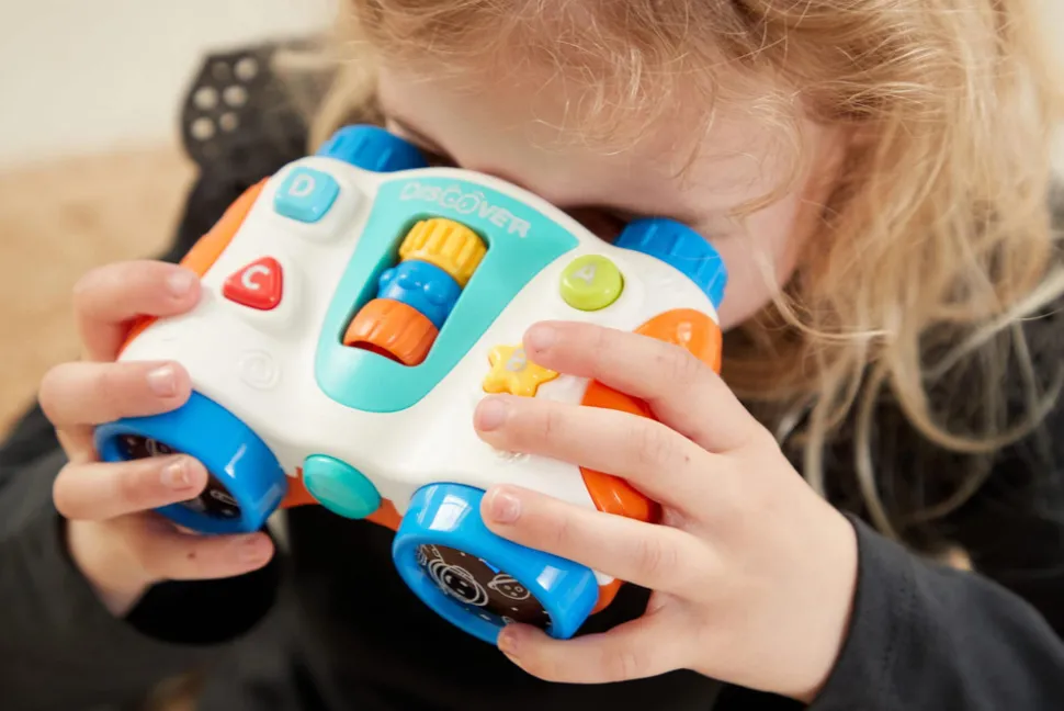 Kikkert m. lys & lyd