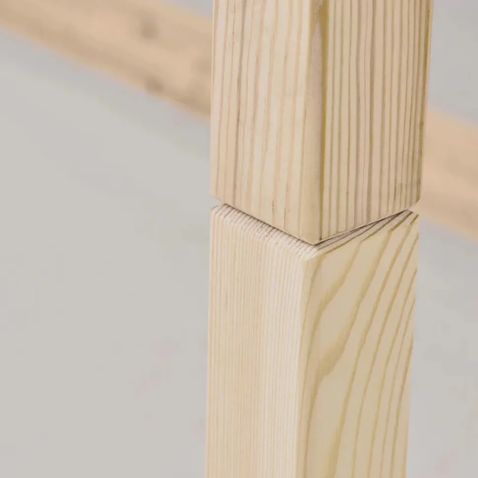 Køjeseng inkl. bund, Eco comfort 90x200 cm. - Natur