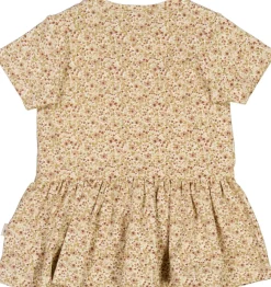 Kjole Birthe - eggshell flowers