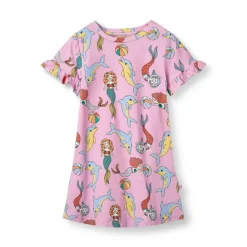 Kjole kortærmet - Pink lavender