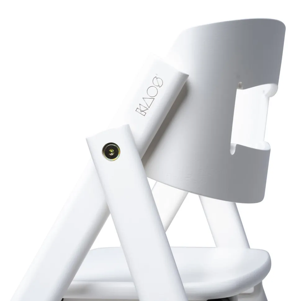 Klapp højstol foldbar - bøg hvid