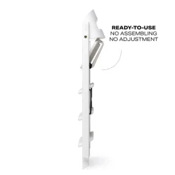 Klapp højstol foldbar - bøg hvid