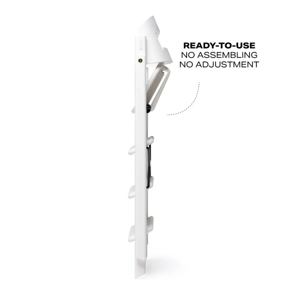 Klapp højstol foldbar - bøg hvid