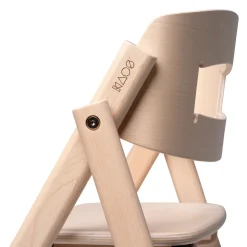 Klapp højstol foldbar - bøg natur