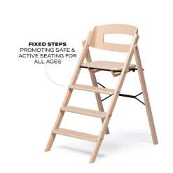 Klapp højstol foldbar - bøg natur