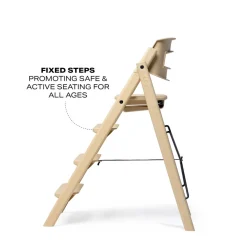 Klapp højstol foldbar - Genbrugsplast, sand