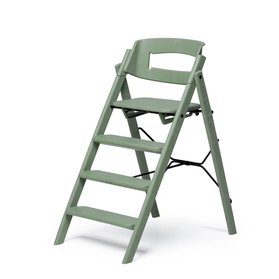 Klapp højstol foldbar - Genbrugsplast, grøn