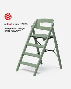 Klapp højstol foldbar - Genbrugsplast, grøn