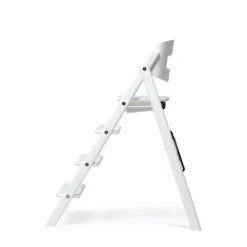 Klapp højstol foldbar bøg inkl. pude - hvid