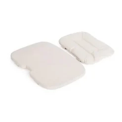 Klapp højstol foldbar bøg inkl. pude - hvid