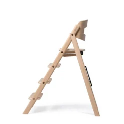 Klapp højstol foldbar eg inkl. pude - natur