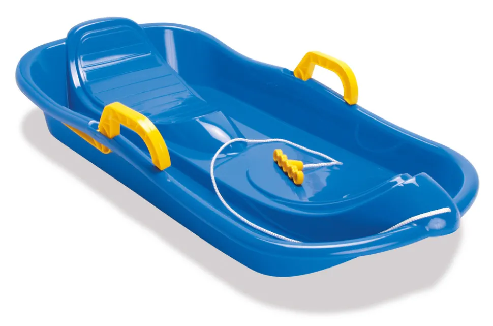 Kælk bobslæde med bremser ass. farver 79 cm.