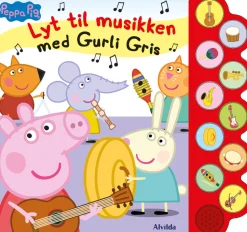 10-knaps lydbog -Lyt til musikken med Gurli Gris