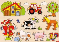 Knoppuslespil, Bondegård