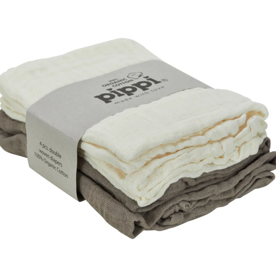 Øko Stofbleer (4-pak) - Cinder