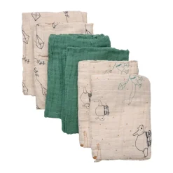 Øko. stofbleer (6-pak) - Deep Lichen Green