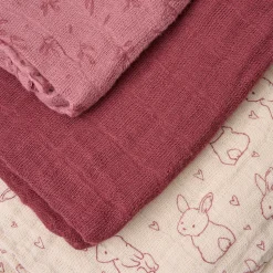 Øko. stofbleer (6-pak) - Old Rose