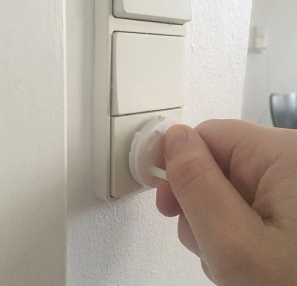 Kontaktsikring, 12 stk. i æske, Hvid