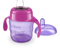 Kop med blød drikketud, 200 ml. - Lilla