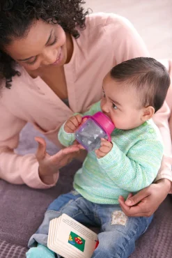 Kop med blød drikketud, 200 ml. - Lilla
