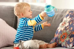 Kop med blød drikketud, 200 ml. - Blå