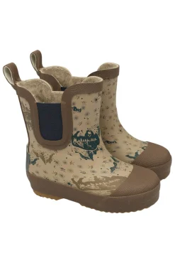 Kort vinter Gummistøvle - AOP - Coriander